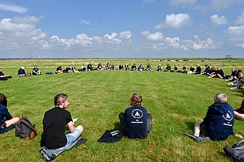 Abschlussrunde auf der Wiese