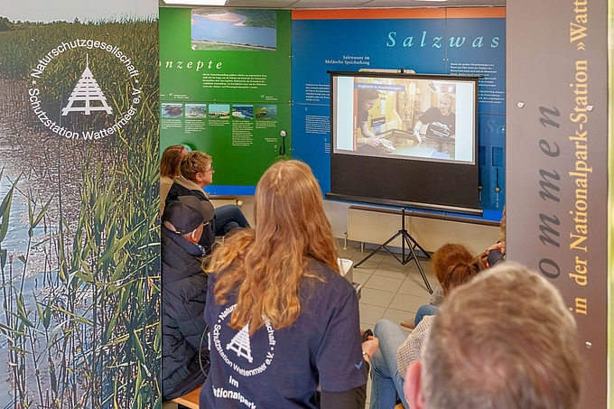 Bildervortrag in der Ausstellung