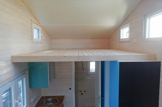 Obere Ebene im Tiny House 