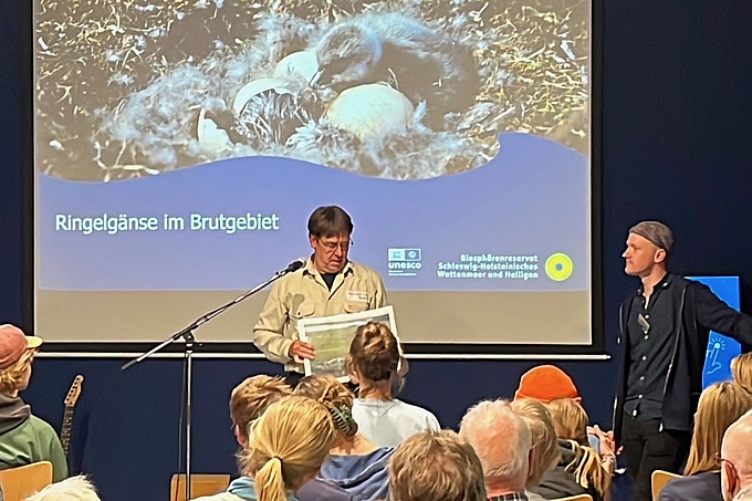 Präsentation mit Nationalpark-Ranger