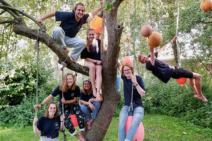 Büsumer Team 2022 im Stationsgarten