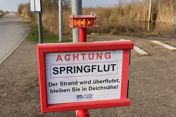 Warnung vor Flutgefahr