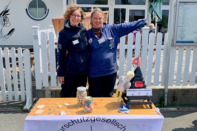 Infostand in Friedrichskoog