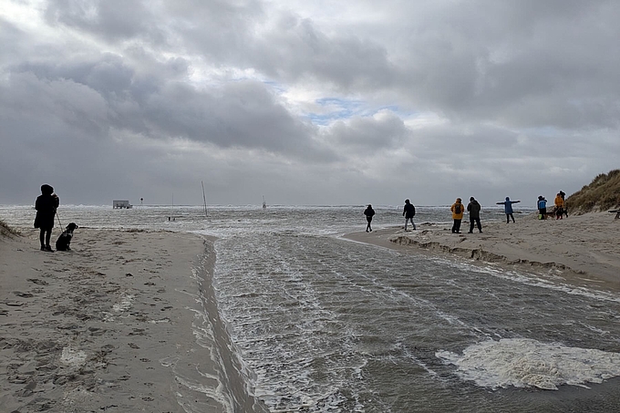 Personen an den Dünen Personen an den Dünen