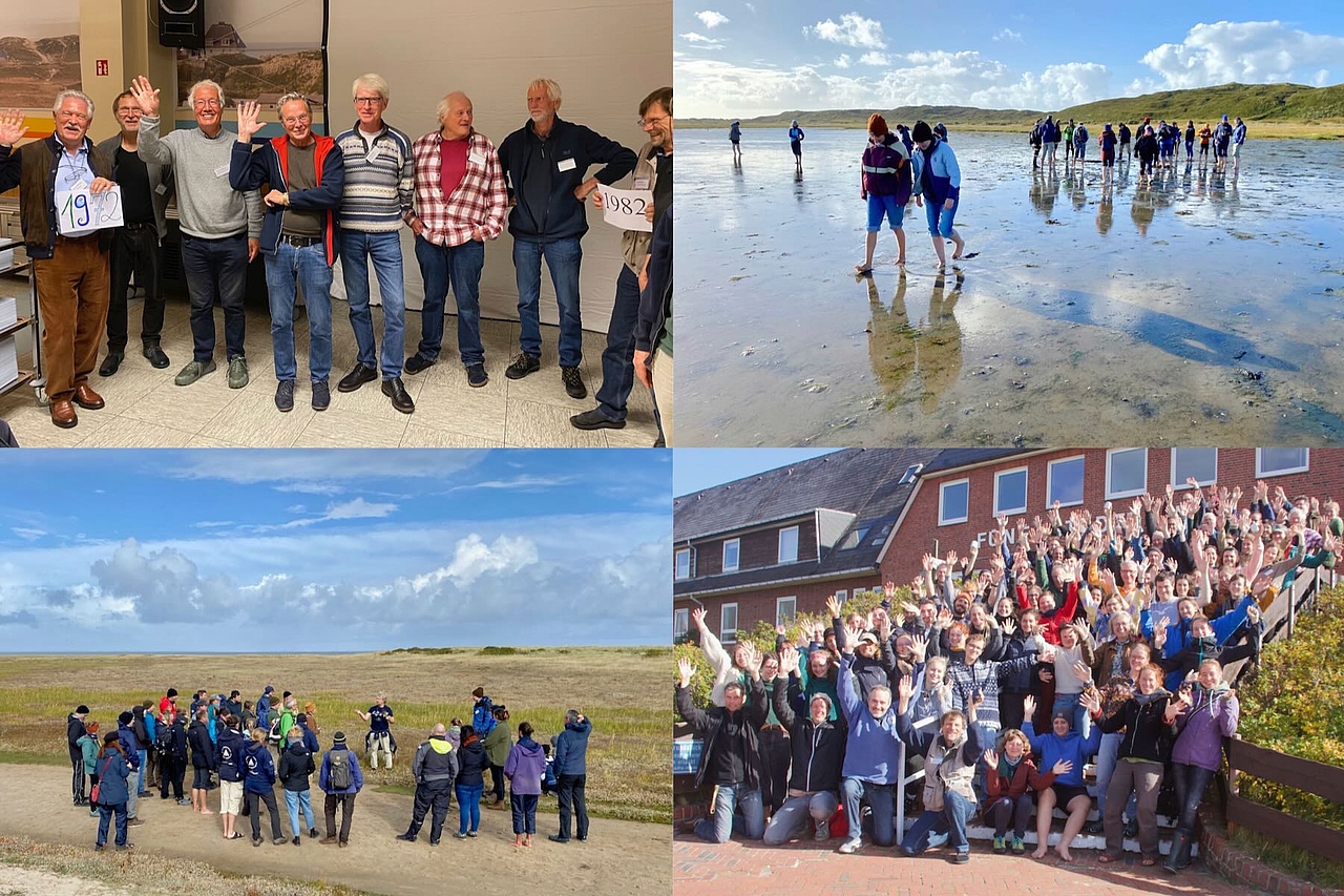 Collage vom Ehemaligentreffen 2022