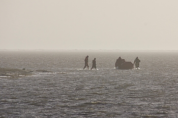 Rettungsaktion mit Schlauchboot
