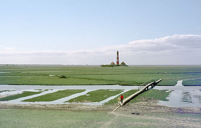 Leuchtturm Westerhever um 1978