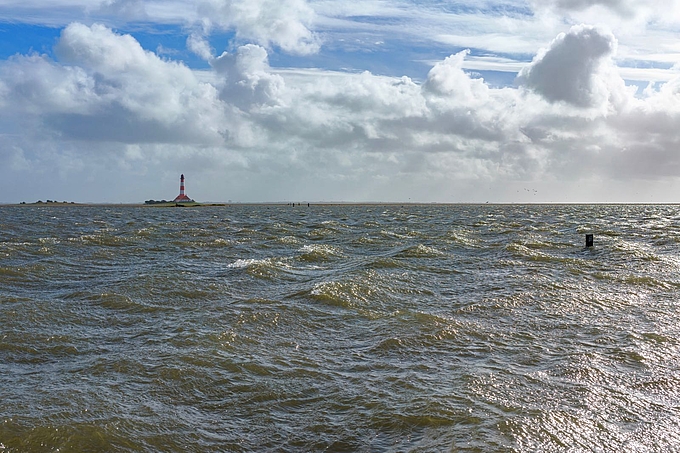 Landunter am 23.9.21 vor Westerhever