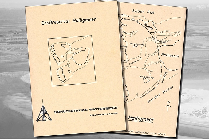 Titel und Rückseite des Hefts zum Großreservat