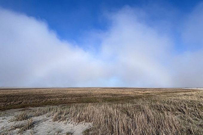 Heller Bogen in den ziehenden Schwaden Heller Bogen in den ziehenden Schwaden