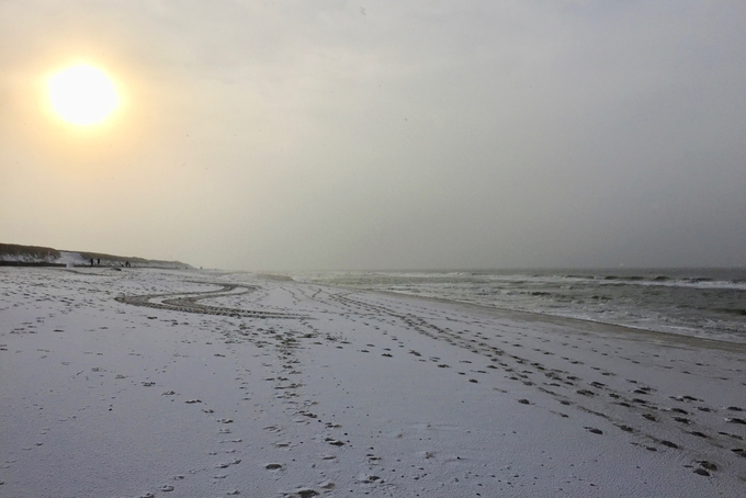 Sylt, Strand, Schnee & Sonne