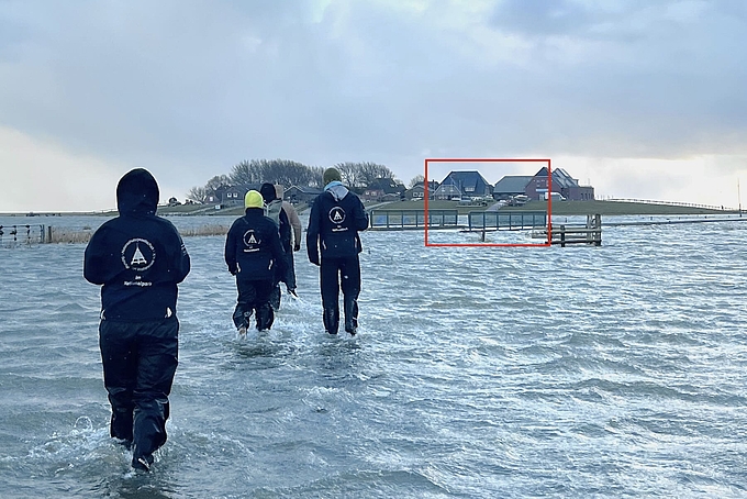 Hanswarft von Norden abends am 2.1.2026 Hanswarft von Norden abends am 2.1.2026