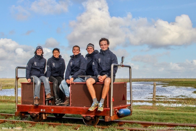 Freiwilligen-Team der Schutzstation Wattenmeer