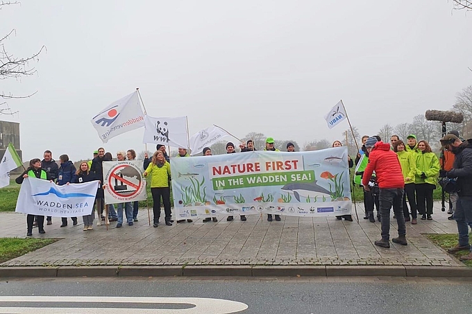 Demonstration der Naturschutzverbände