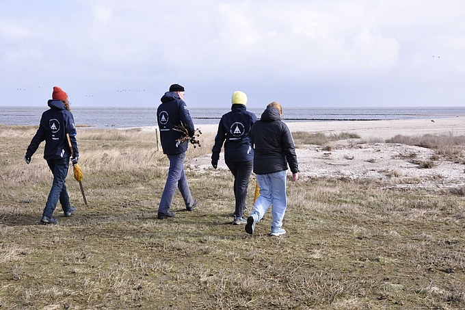 Team am Schutzgebiet Team am Schutzgebiet