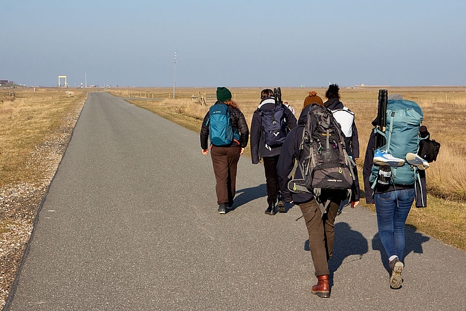 Rückweg zur Fähre