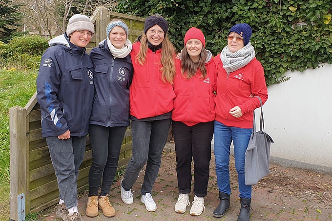 Gruppenbild der Helferinnen