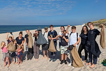 Gruppenbild am Sylter Strand