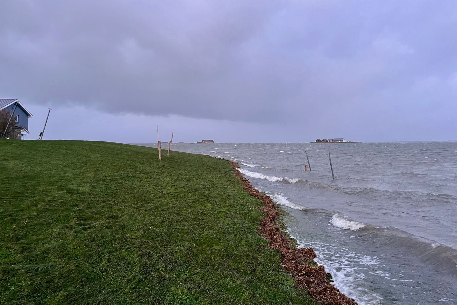 Orkan Zoltan - Schutzstation Wattenmeer