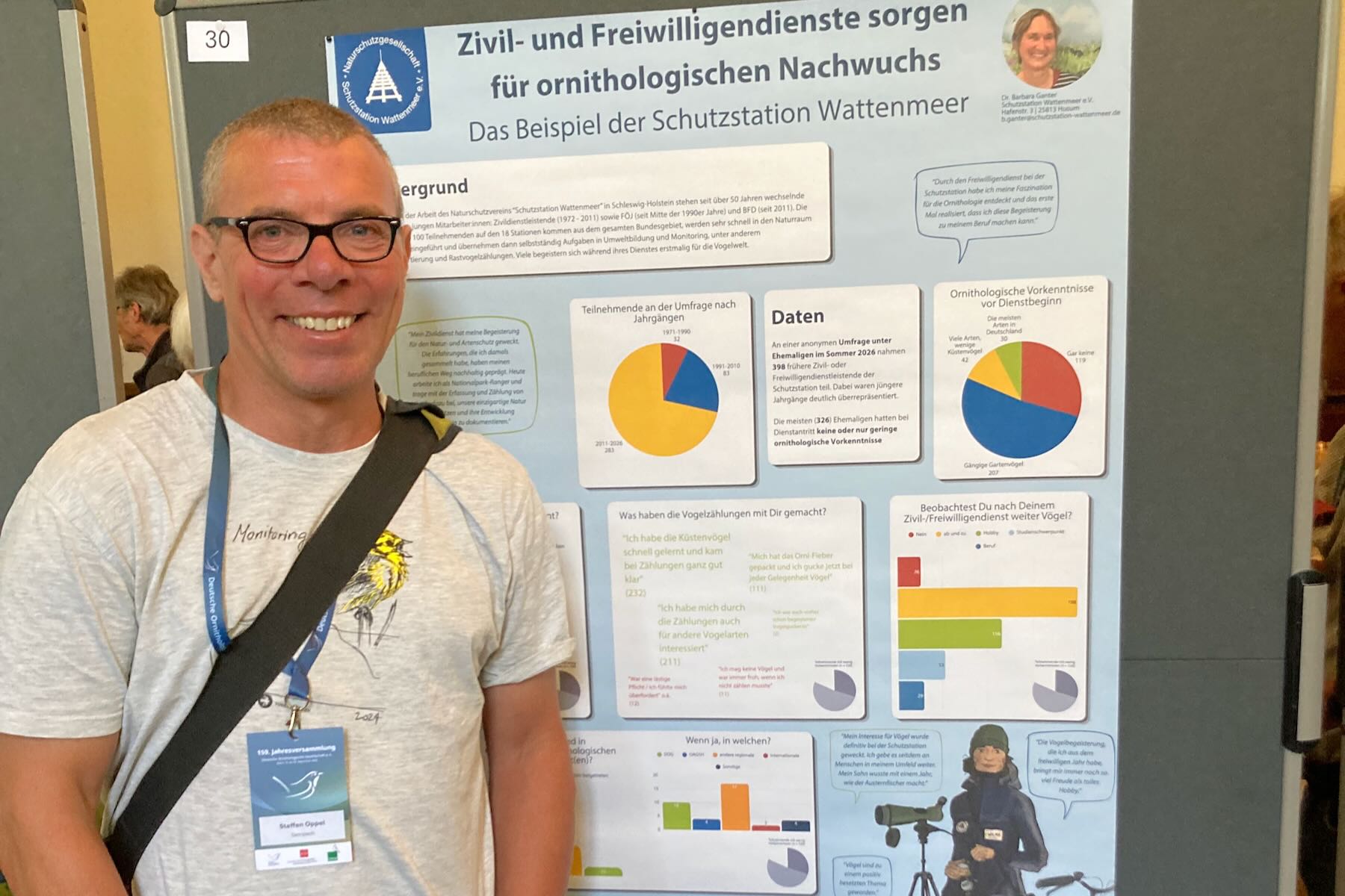 Steffen vor DOG-Poster